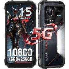 Handy HOTWAV Hyper 7S 5G Outdoor Smartphone 16GB+256GB 10800mAh Ohne Vertrag NFC