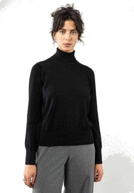 Rollkragen-Pullover Modell: Mayura GOTS