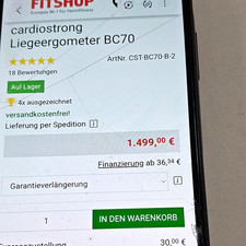 cardiostrong BC70 Smartphone 128 GB Schwarz Mobiltelefon Handy ohne Vertrag