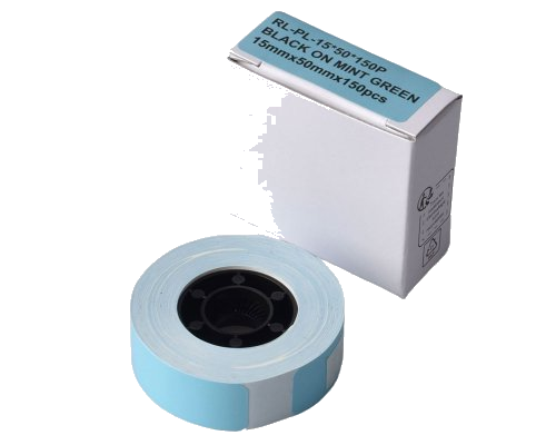 G&G Etikettenrolle (150 Labels 15 x 50mm) Minzgrün