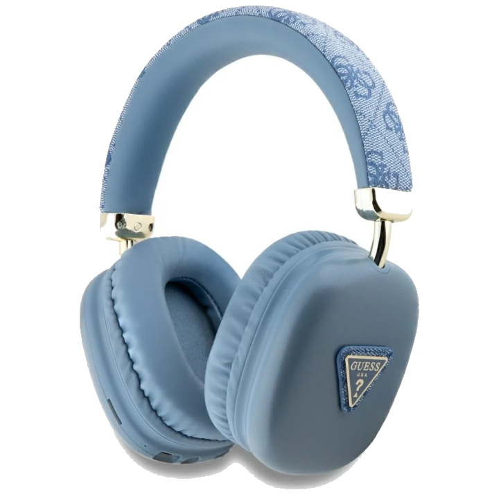 Handsfree Bluetooth Guess 4G Gold Triangle Logo, A2DP, Blau