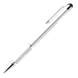 PENKO® Metall-Touch-Kugelschreiber Halifax, blaue Mine, silber