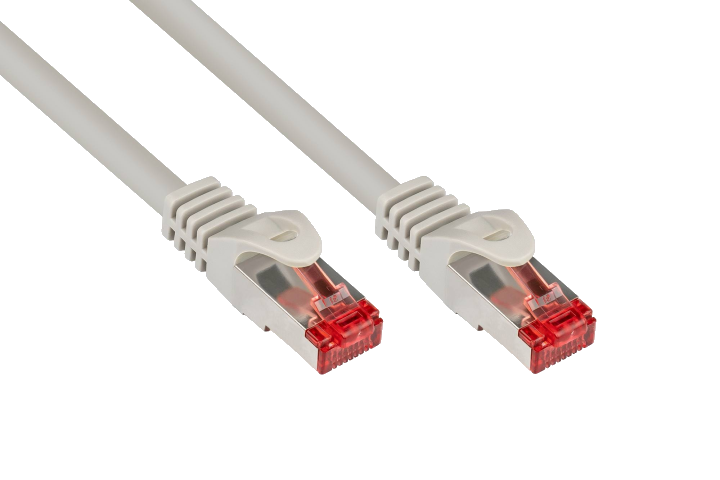 Good Connections Cat.6 Patchkabel S/FTP grau 0,5m