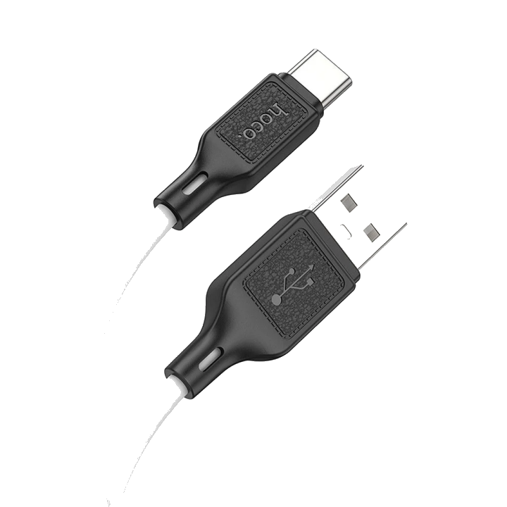 Daten- und Ladekabel USB-A - USB-C HOCO X90, 60W, 1m, Weiß