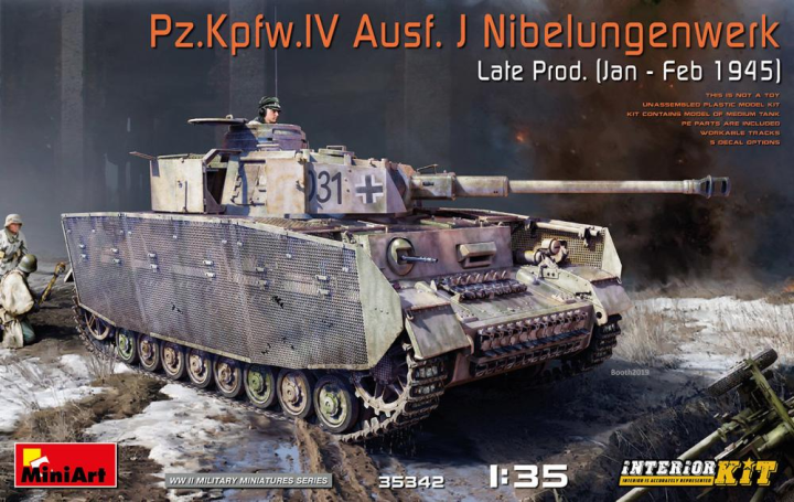 Pz.Kpfw.IV Ausf. J Nibelungenwerk Late Prod. (Jan - Feb 1945) - Interior Kit