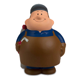 Herr Bert® Anti-Stress-Figuren Schweißer Bert, braun