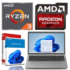 17.3" Difinity AMD Ryzen 3 2x3.50GHz 16GB DDR4 512GB SSD Notebook Windows 11 Pro