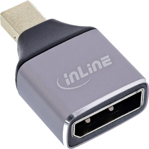 InLine® DisplayPort 1.4 Adapter, DisplayPort Buchse / Mini Displayport Stecker