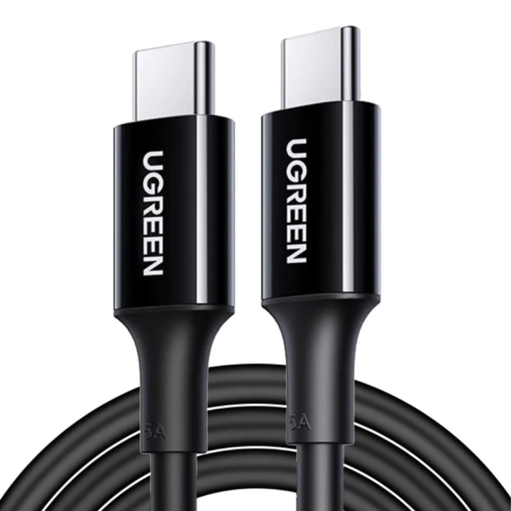 Daten- und Ladekabel USB-C - USB-C UGREEN US300 (80371), 100W, 1m, Schwarz