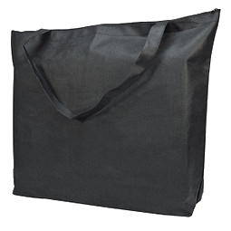Joytex® Reissverschluss-Tasche Shopping-Time, schwarz