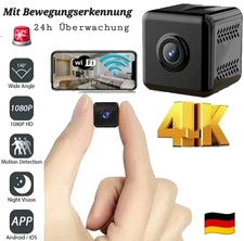 Mini WLAN Kamera Wireless IP Wifi Camera 1080P HD Überwachungkamera Live Cam Neu