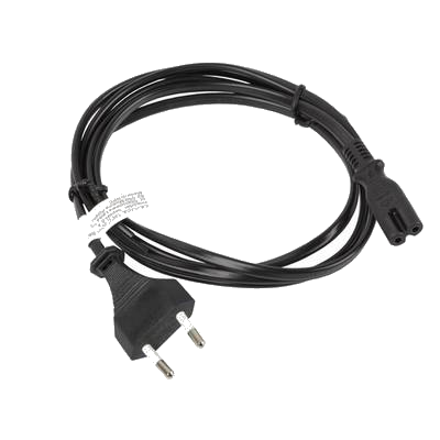 LANBERG Netzkabel CEE 7/16->IEC 320 C7 EURO (RADIO) 1,8m sw