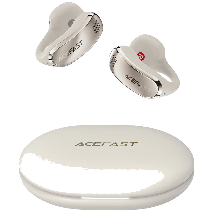 Handsfree Bluetooth Acefast Aceclip Pro, TWS, Gold