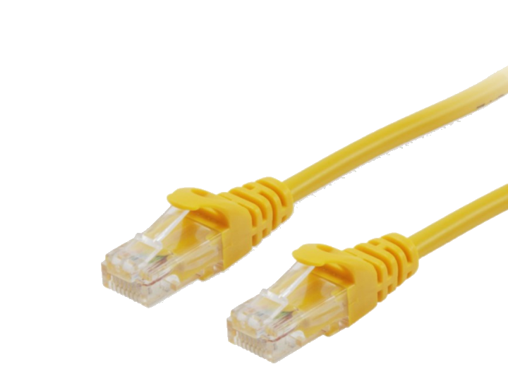Equip Patchkabel Cat6A U/UTP 2xRJ45 1.50m gelb LSZH Polybeutel