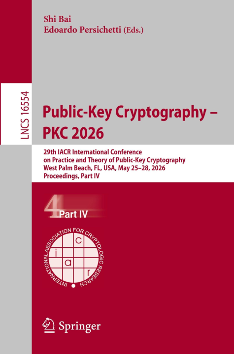 Public-Key Cryptography - PKC 2026