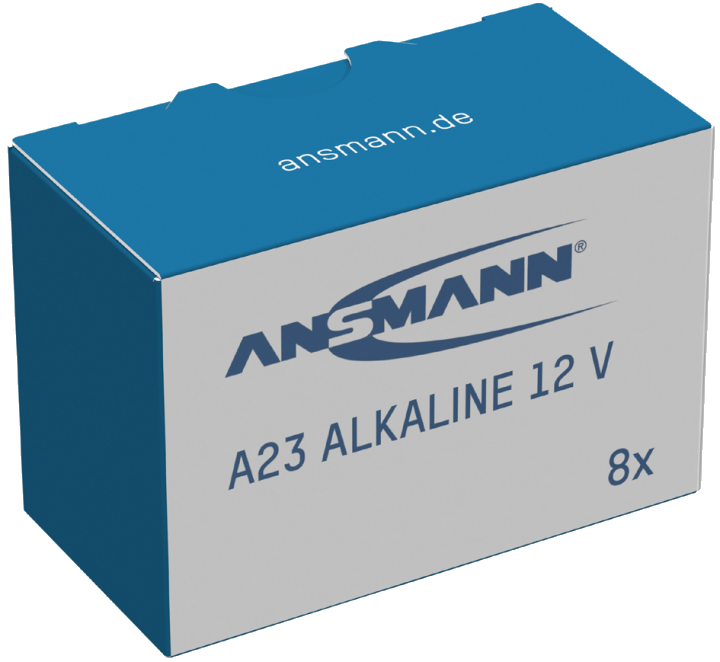 ANSMANN AG A23 12V Alkaline Batterie Spezialbatterie - 8er Pack Batterie