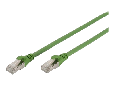 Digitus Patch-Kabel PUR RJ-45 (M) zu RJ-45 (M) 1m Kupfer S/FTP Cat 6a grün