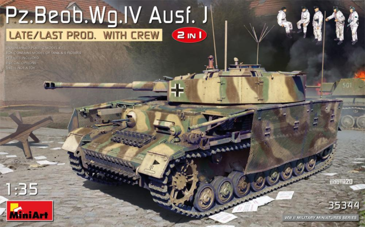 Pz.Beob.Wg.IV Ausf. J Late/Last Prod. 2 in 1 w/Crew