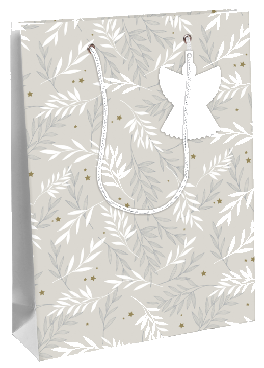 Clairefontaine Weihnachts-Geschenktüte , Naturel, , mittel