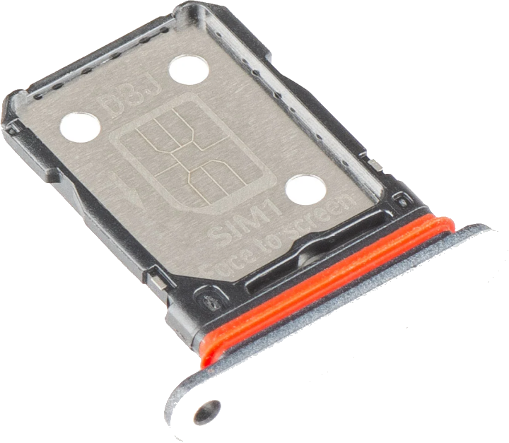 SIM-Kartenhalter Realme GT 8 Pro, Weiß (Diary White), Service Pack 612121000622