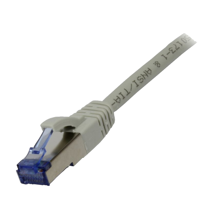 Synergy21 Patchkabel RJ45, CAT6A 500Mhz, 1,5m, grau, S-STP(S/FTP), Komponent getestet(GHMT certified), AWG26,