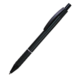 PENKO® Metall-Kugelschreiber Mallorca, blaue Mine, schwarz