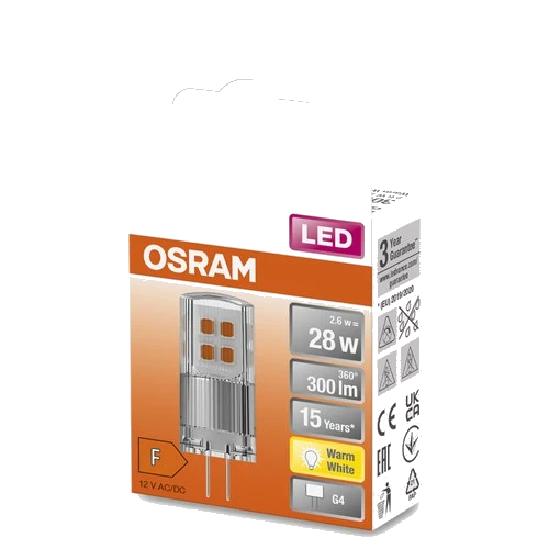 G4 LED Lamppu 2,6W 2700K 300 lumen