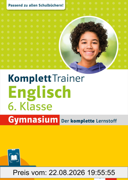 Klett KomplettTrainer Gymnasium Englisch 6. Klasse: Mit Audios und extra Aufgaben in der Scan2Learn-App