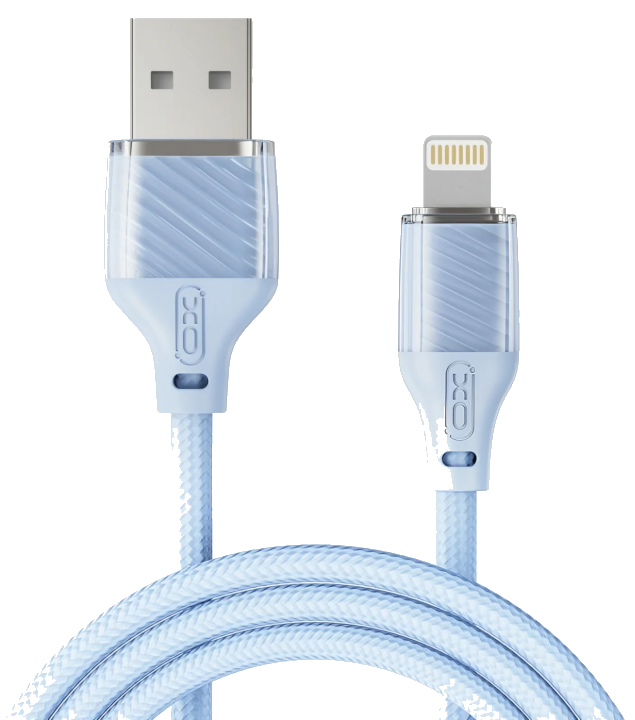 Daten- und Ladekabel USB-A - Lightning XO Design NB291, 18W, 1m, Blau