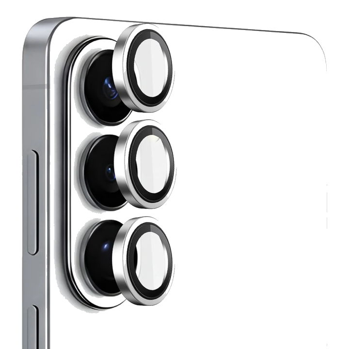 Schutzfolie Blueo für die Rückkamera des Samsung Galaxy S26 Plus S947 / S26, gehärtetes Glas, Silberfarben