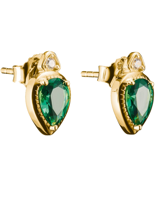 Thomas Sabo H2333-971-6 Ohrstecker Tropfen Elyndra vergoldet 12,0 mm Damen