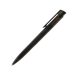 RITTER PEN Druckkugelschreiber Fresh, blaue Mine, transparent/schwarz