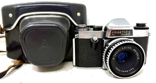 Spiegelreflexkamera Kamera Praktica PL nova IB Zeiss Objektiv Tessar 2,8/50