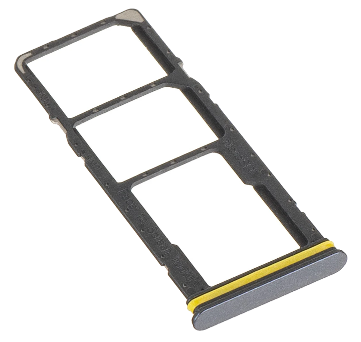 SIM-Kartenhalter Realme Note 70T, Schwarz (Obsidian Black), Service Pack 612121000496