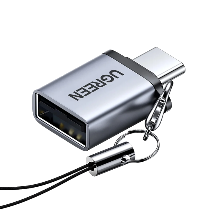 OTG Adapter USB-C - USB-A UGREEN US270 (50283), Grau