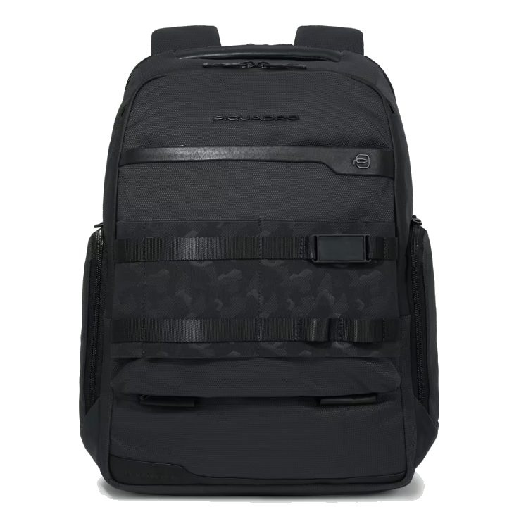 Piquadro FX Modulare Laptop-Rucksack 15,6" Schwarz