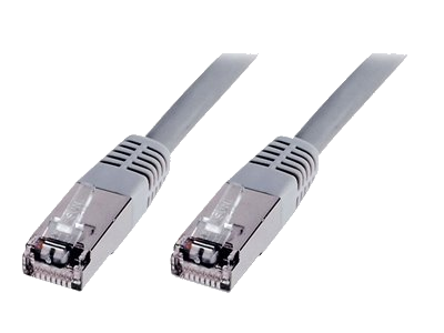 Digitus Patch-Kabel RJ-45 (M) zu RJ-45 (M) 1m CCA SF/UTP Cat 5e grau (DK-1532-010)
