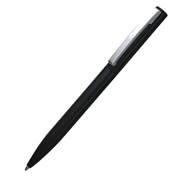 PENKO® Metall-Kugelschreiber MUNA, blaue Mine, schwarz