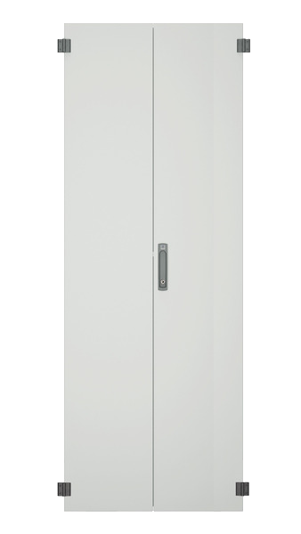 Tür für PRO 42HE, B=800, Stahl, 2-teilig, SH, RAL7035