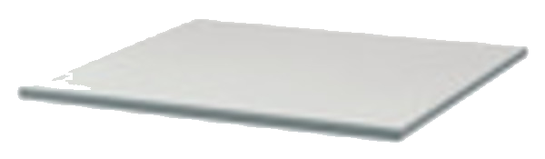 Arbeitsplatte für PRO 800 x 800 mm, grau