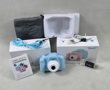 Kinderkamera Digitalkamera Kinder Blau Kids Camera Fotoapparat Komplett