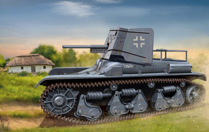 German 3.7cm Pak 35/36 auf Pz.Kpfw 35R(f)