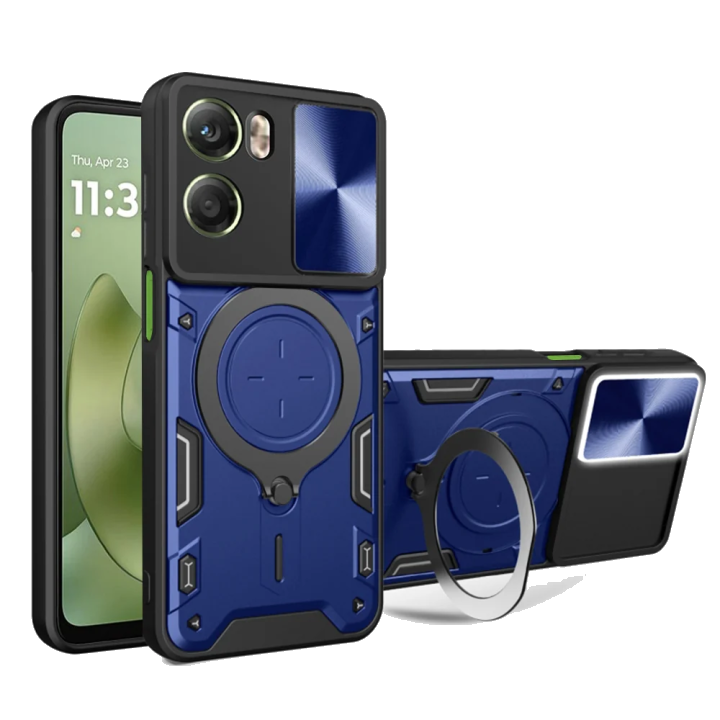 Hülle für Motorola Moto G06, Techsuit, CamGuard Pro, Blau
