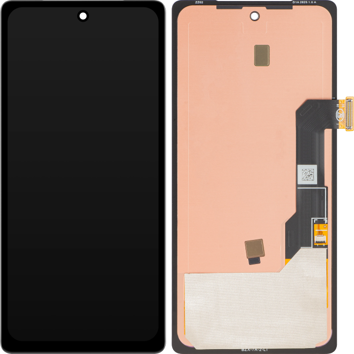 Display mit Touchscreen MP kompatibel mit Google Pixel 7a, OLED-Version, Schwarz