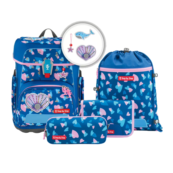 Step by Step CLOUD REFLECT Schulranzen 5-teiliges Set, Kollektion 2026