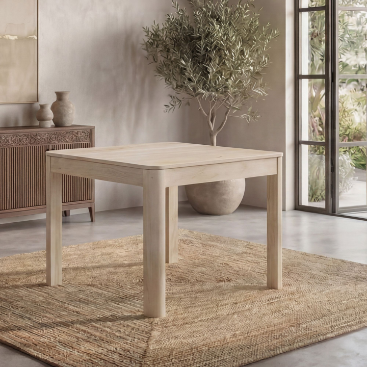 Esstisch Massivholz 80cm Esszimmertisch Bistrotisch Küchentisch 4 Personen Tisch