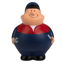 Herr Bert® Anti-Stress-Figuren Mechaniker Bert, dunkelblau