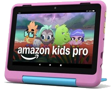Amazon Fire HD 8 Kids Pro Tablet 32GB 12 Gen. 2024 Pink Löwen Design NEU