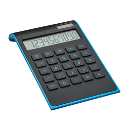 reeves® Taschenrechner Valinda, schwarz/hellblau
