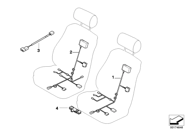 BMW Kabelhalter 61138365543 - Bildposition 04